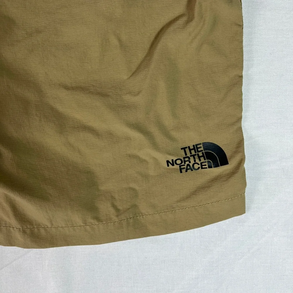 The North Face FlashDry Shorts Mens 30 Khaki Excellent Ripstop Hiking Trail